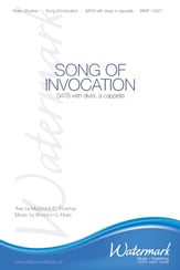 Song of Invocation SATB choral sheet music cover